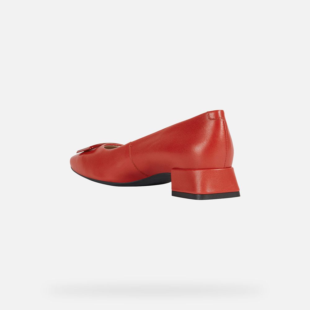 Geox Ballerinas Red Vivyanne - Geox Womens Shoes - YHUVPS605